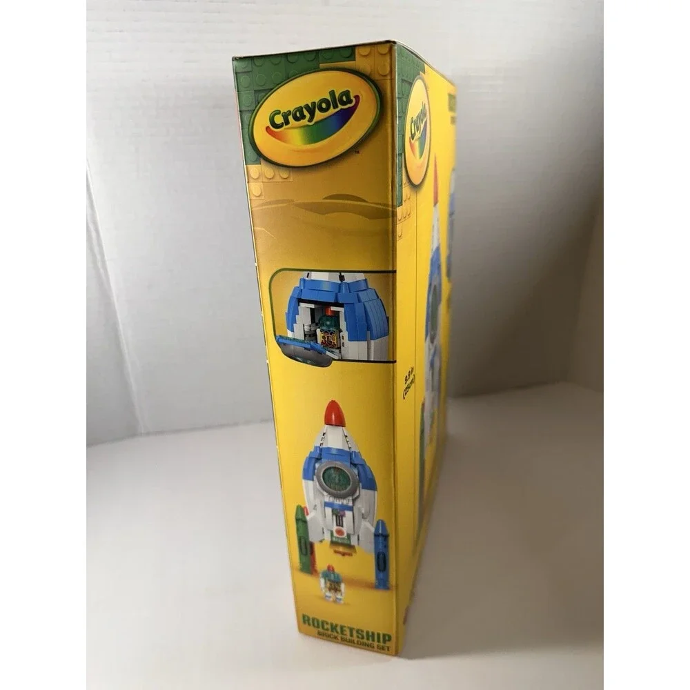 Crayola Rocketship Brick Building Set ( Brickcraft )